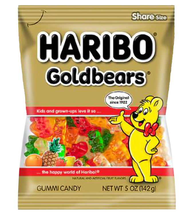 Haribo Gummi Gold-Bears - Bag - 5 oz