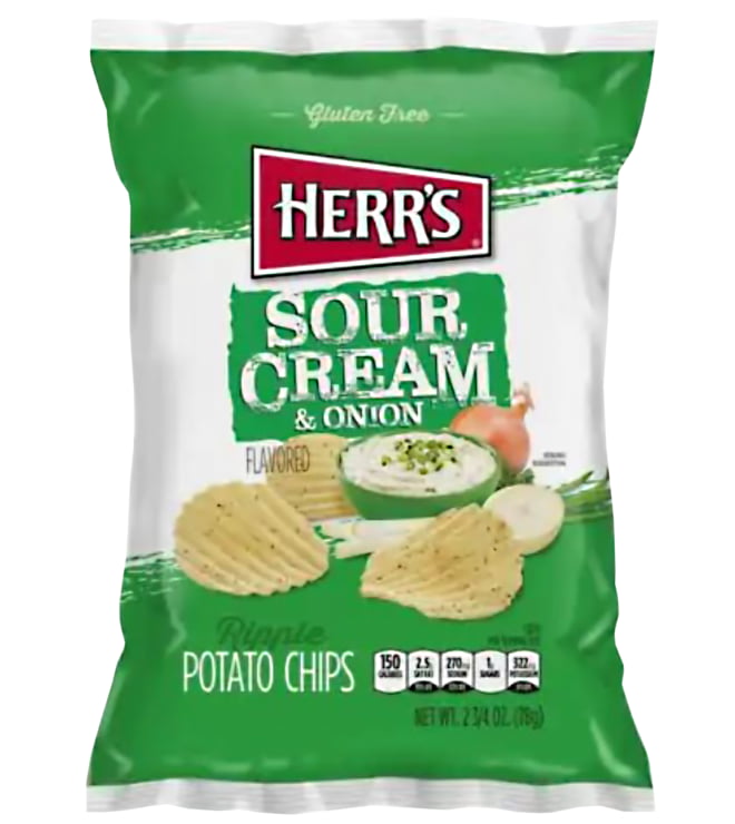 Herr's - Sour Cream Onion 8oz