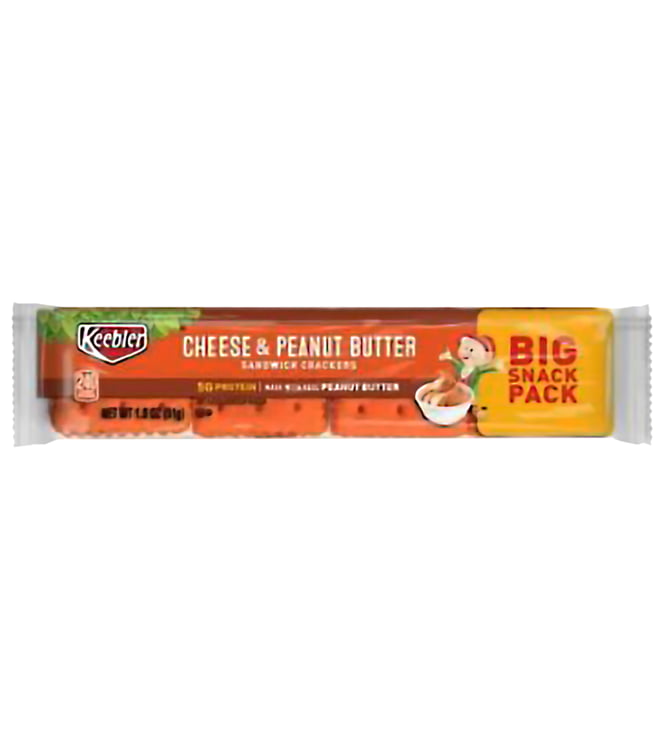 Keebler Sandwich Crackers Cheese & Peanut Butter