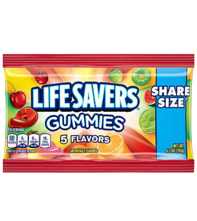 Life Savers 5 Flavors Chewing Gummies Candy - Bag - 4.2 oz