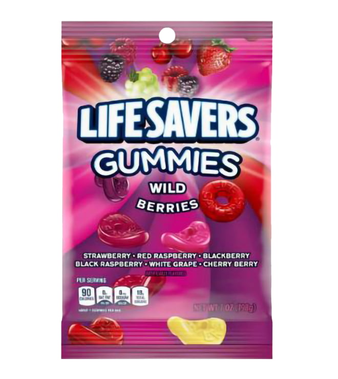 Life Savers Wild Berries Gummies Peg Pack 7.0oz