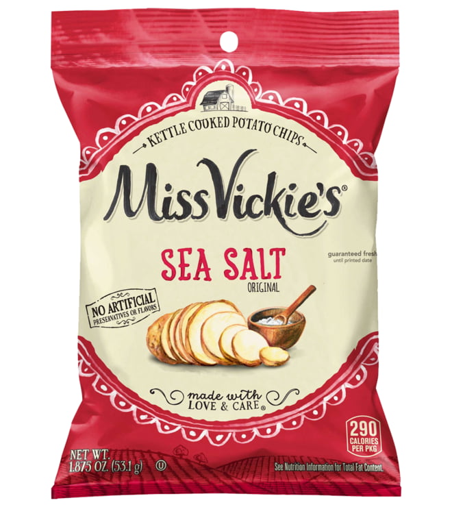 Miss Vickie's Kettle Cooked Regular Sea Salt - Bag - 2.125 oz