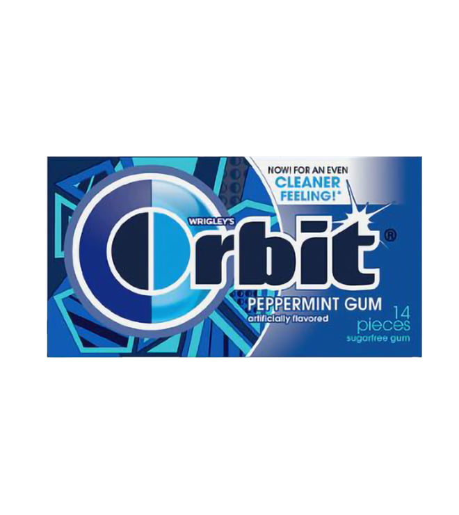 Orbit Sugarfree Peppermint Gum 