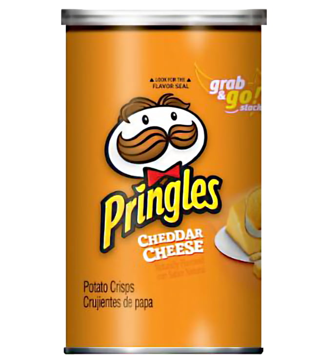 Pringles Grab/Go Cheddar Cheese - Can - 2.5 oz