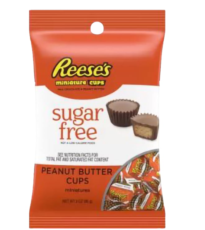Reese's Sugar Free Peanut Butter Cups Miniatures - Bag - 3 oz
