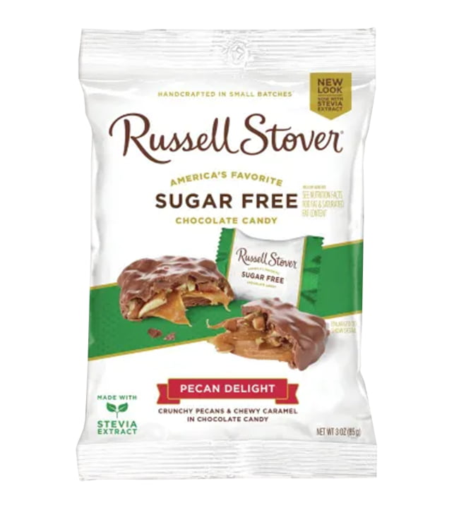 Russell Stover Pecan Delights Sugar Free Bag 3oz