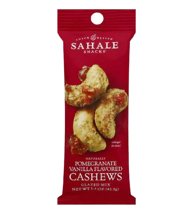 Sahale Snacks Cashews Pmgrnt/Van - Bag - 1.5 oz