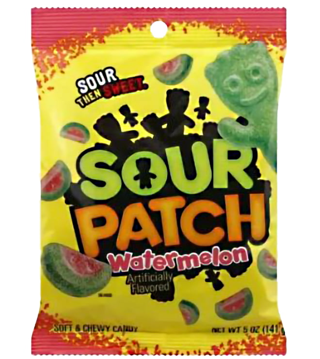 Sour Patch Watermelon Peg Bag