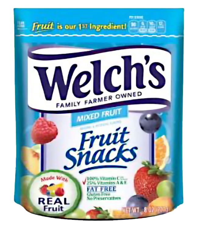 Welchs Fruit Snack Mixed 8.0oz