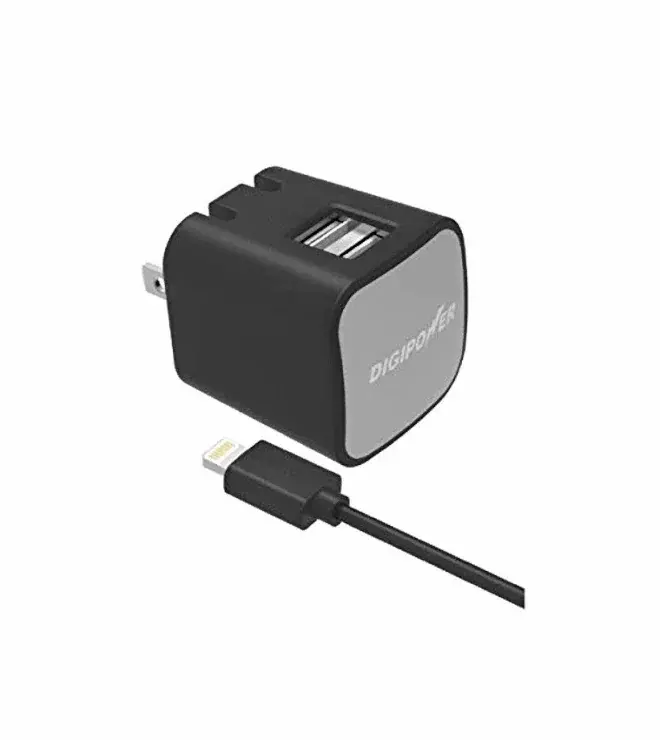 Digipower-3.4A WallCharger w/5ft Lightning Cable