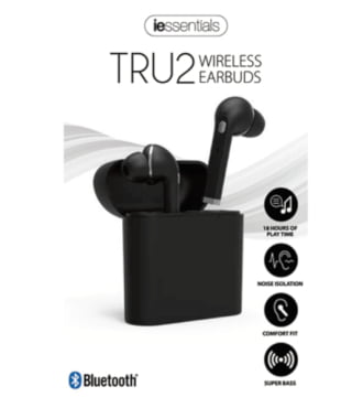 iEssentials Noise Isolation Earbuds Black