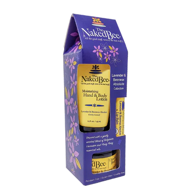 Naked Bee Lavender & Beeswax Absolute  Gift Collection