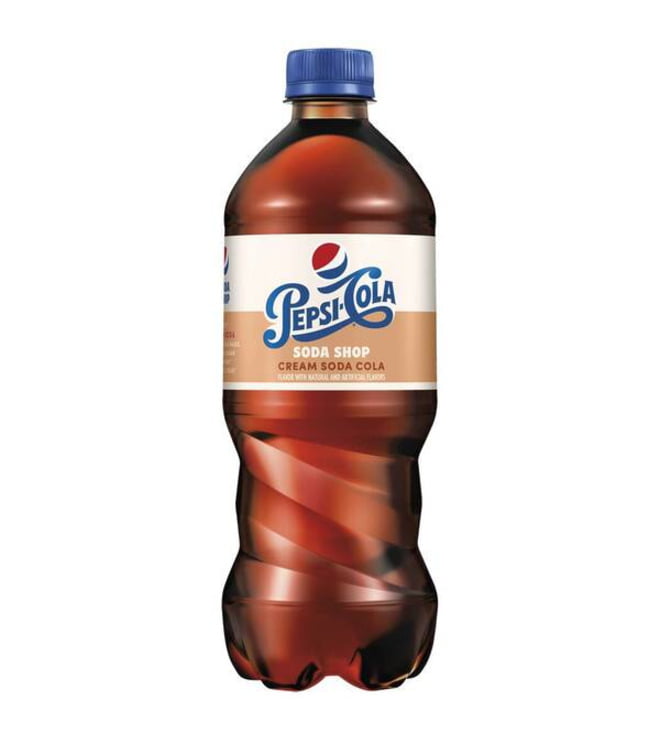 Pepsi Soda Shop Cream Soda Cola 20oz