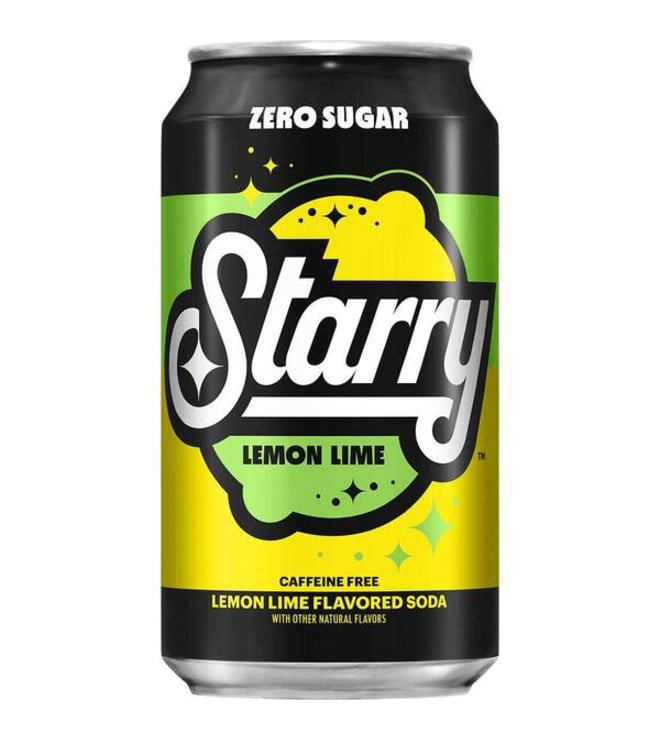Starry Lemon Lime Zero Sugar 12 oz can