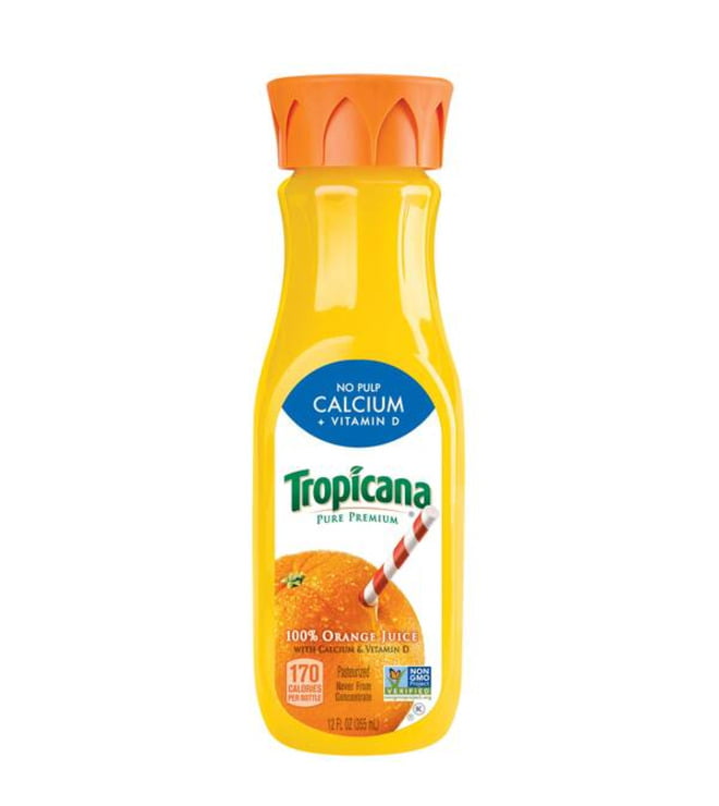 Tropicana Pure Premium Orange Calcium 12oz (12)