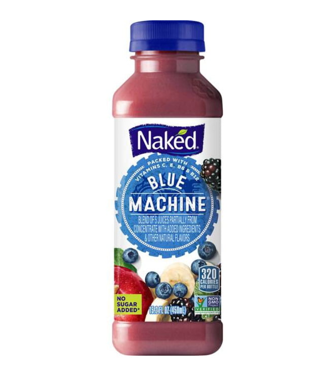 Naked Boosted Blue Machine Juice Smoothie - Bottle - 15.20 fl oz