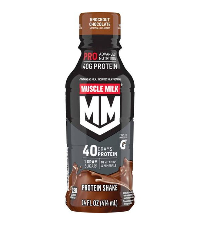 Muscle Milk Pro Series Protein Shake Knockout Chocolate - Bottle - 14 fl oz