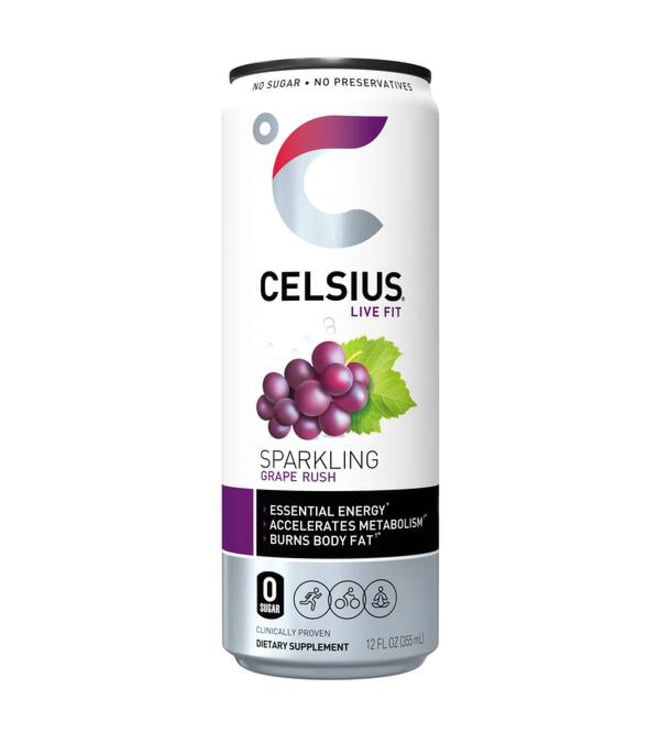 Celsius Sparkling Grape Rush 12 oz