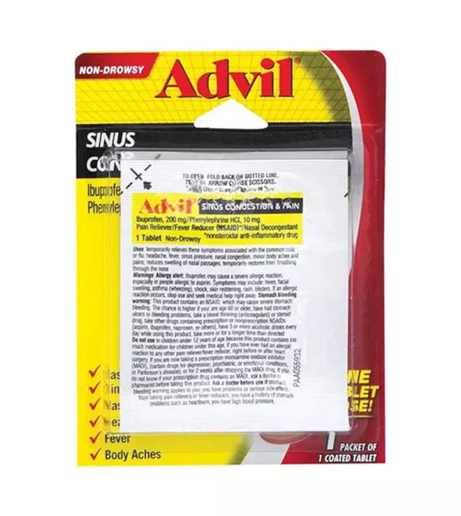 Advil Congestion Relief Single Dose