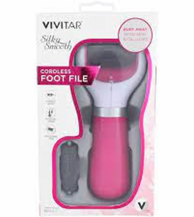 Vivitar Cordless Foot File - Seafoam