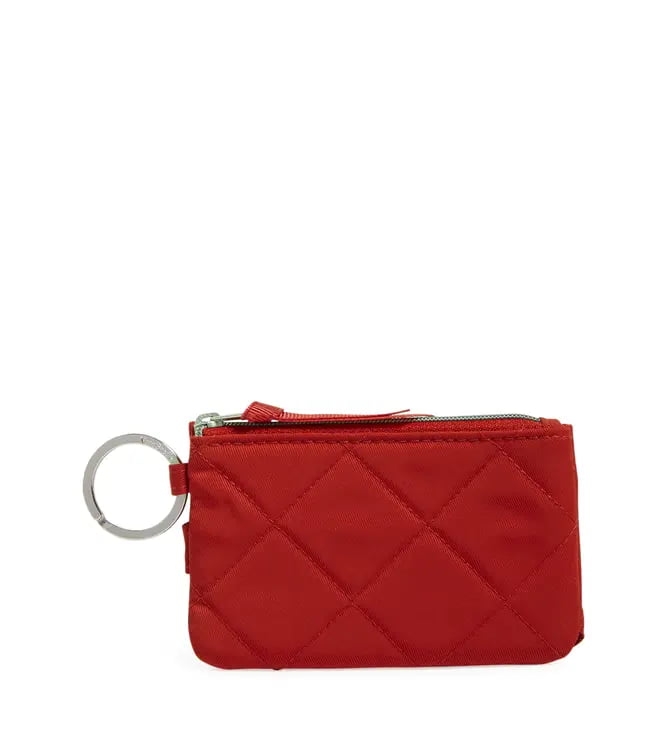 Rfid Deluxe Zip Id Case : Cardinal Red