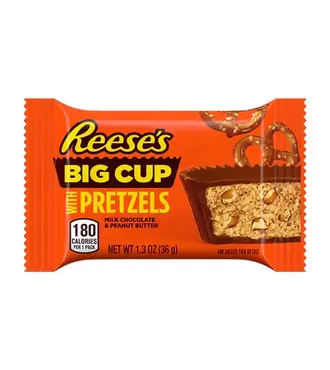 Reeses Peanut Butter BIG CUP w/Pretzels