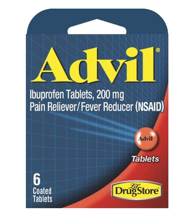 ADVIL 6 tablets 200 mg