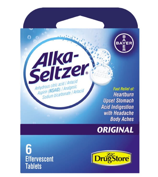 ALKA SELTZER 6 tablets