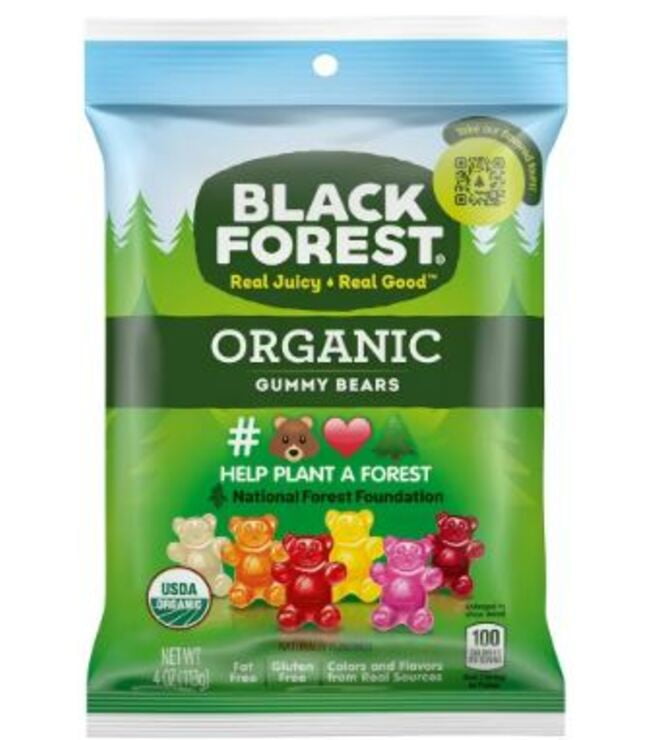 Ferrara Gummy Bears Organic Peg Bag 4oz
