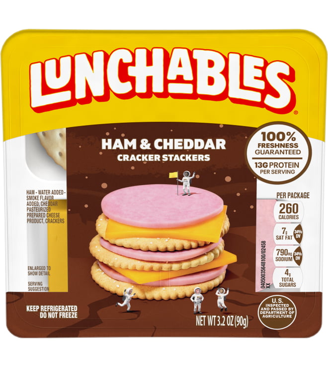 Lunchable Ham/Cheddar Cracker