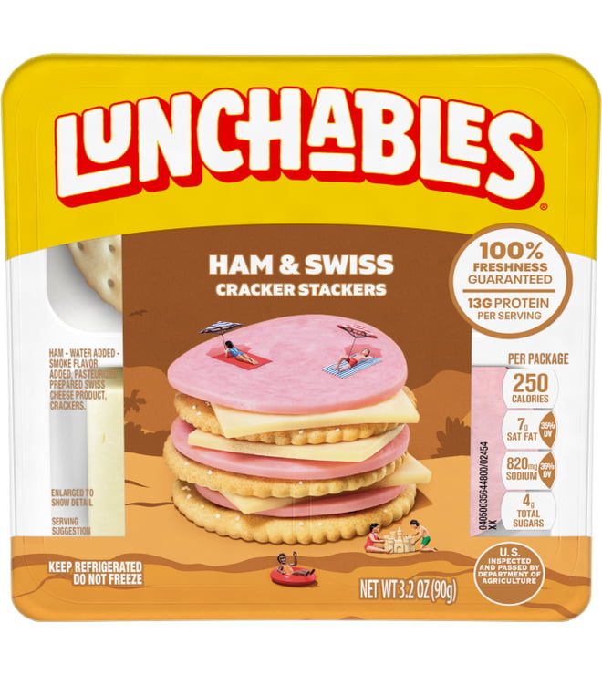 Lunchable Ham/Swiss Cracker