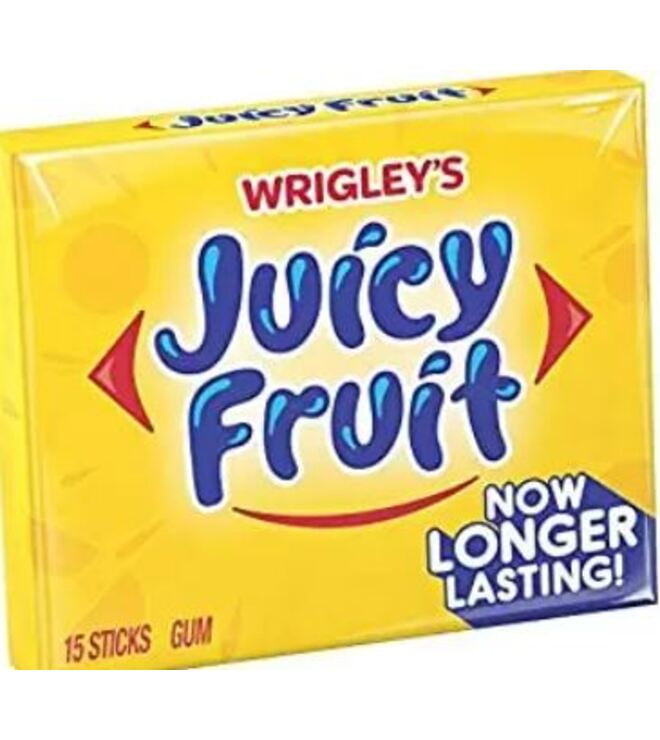 Juicy Fruit Gum Slim - Pack - 1 oz - 15 Pack