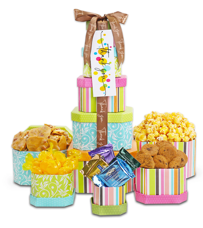 Thank You Treats Gift Tower