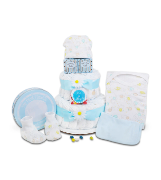 Baby Cakes Diaper Cake - Boy